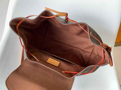 Wolvess Monogram Backpacks - 079