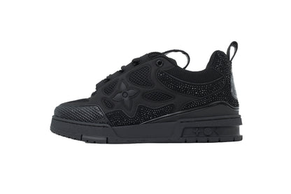 Monogram All Black Diamond Surface Monogram Sneaker
