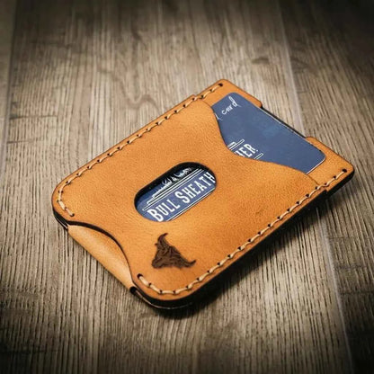 The Keller Money Clip - Saddle Tan