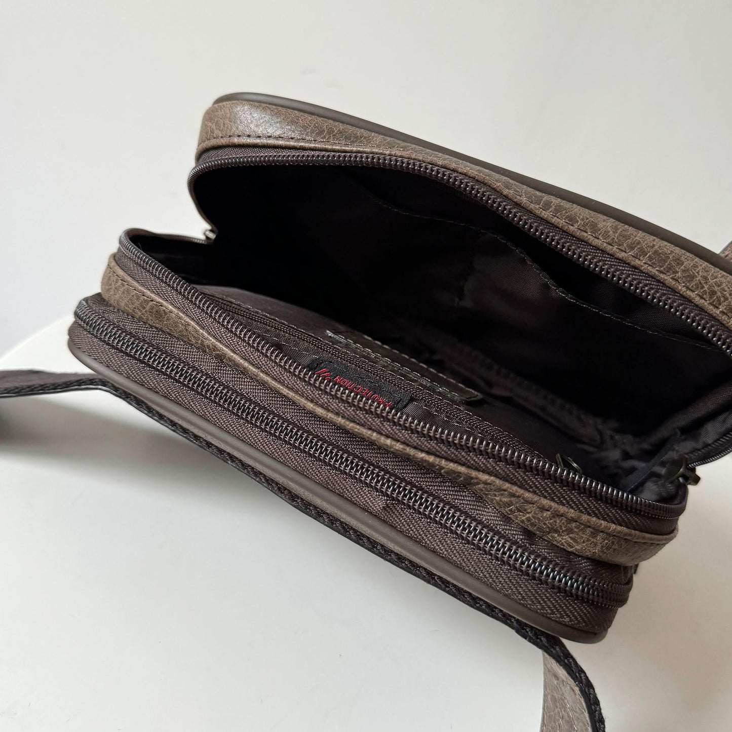 Full-Grain Crazy Horse Leather Waist Bag MiamiLeathers.com