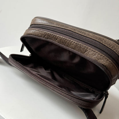 Full-Grain Crazy Horse Leather Waist Bag MiamiLeathers.com