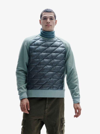 Down Crew Sweater - Slate Gray