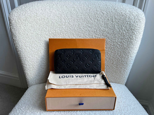 Louis Vuitton Zippy Wallet in Black Empreinte (RRP £710)