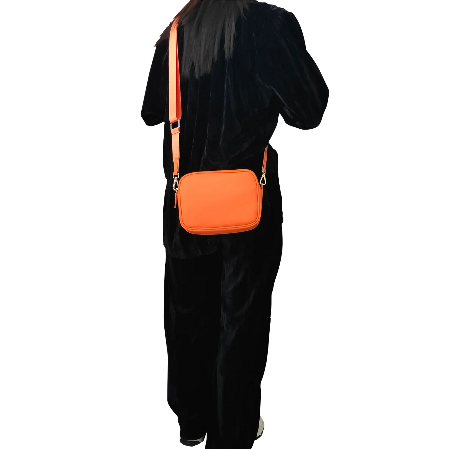 Genuine Leather Double Zipper Crossbody MiamiLeathers.com