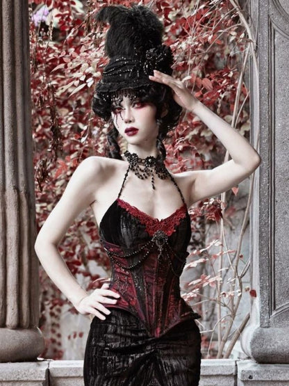 Spider Lace Halloween Flat Hat - Wolvess