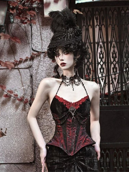 Spider Lace Halloween Flat Hat - Wolvess