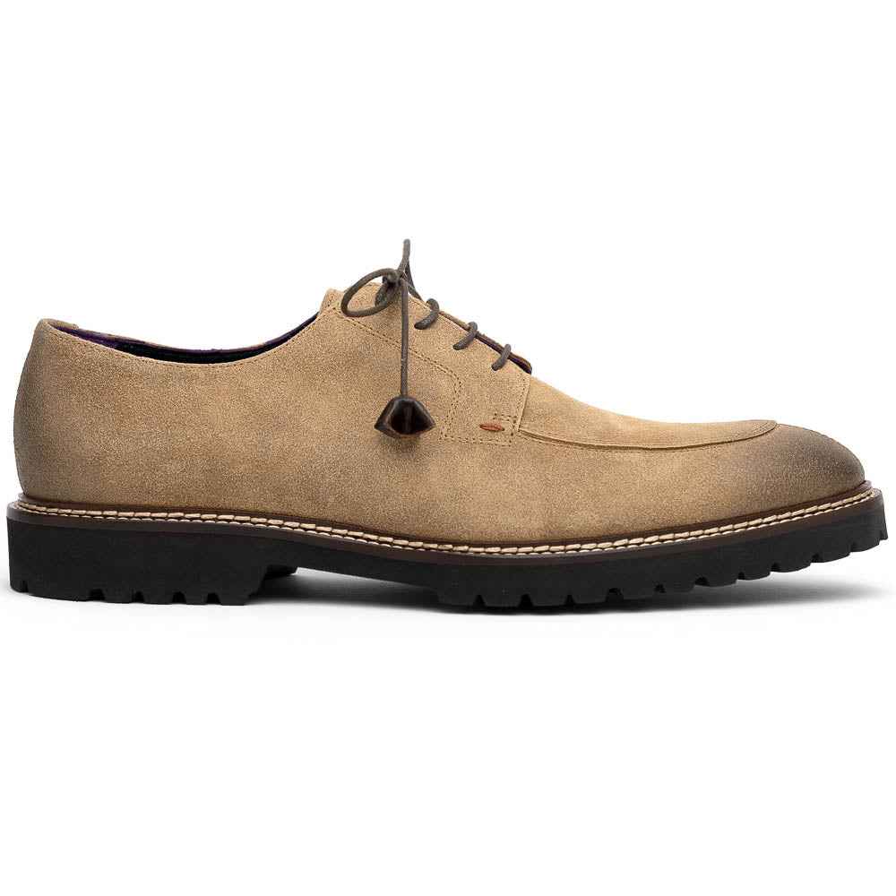 26-224-OAK CAMPO Sueded Goatskin Lace Up with Wax Finish, Oak Zelli Italia