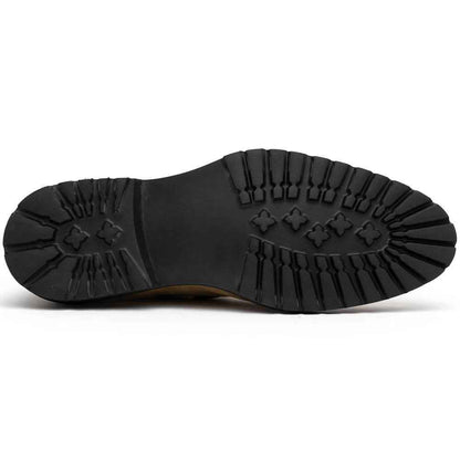 26-224-OAK CAMPO Sueded Goatskin Lace Up with Wax Finish, Oak Zelli Italia