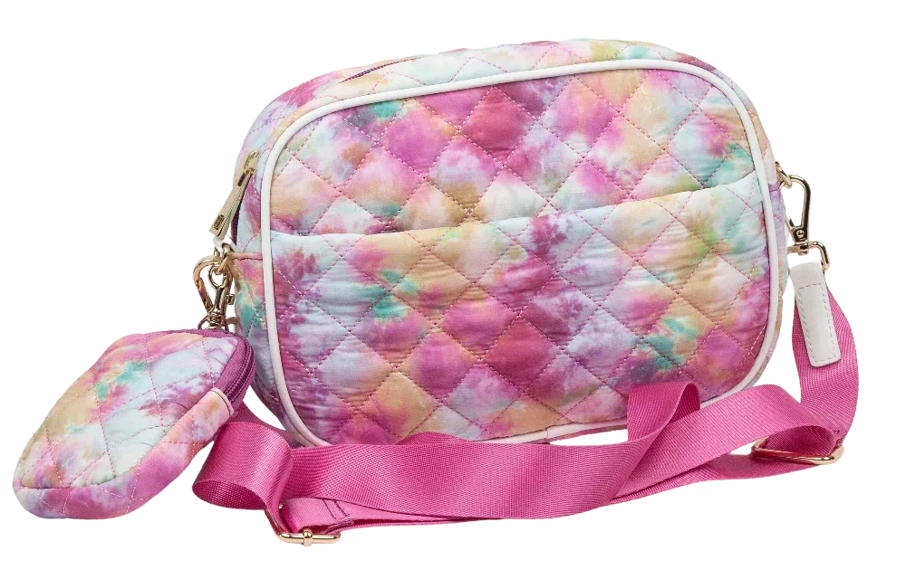 Alyssa Nylon Quilted Crossbody MiamiLeathers.com