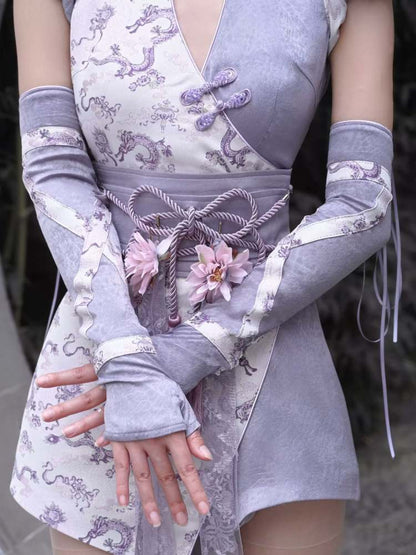 Cross Bandage Gloves - Wolvess