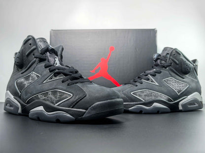 Commencement Edition Retro 6 - Limited Noir Stealth High-Tops