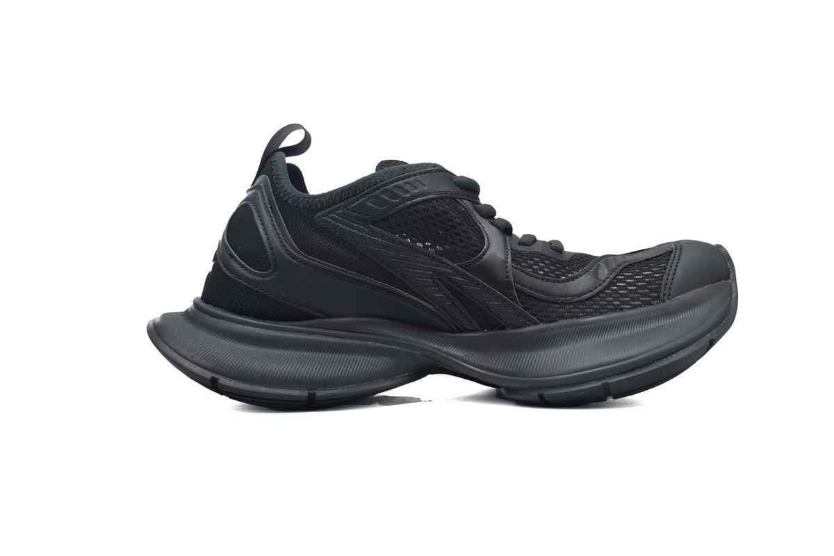 Custom BLCG Circuit Sneaker 'Worn-Out - Black