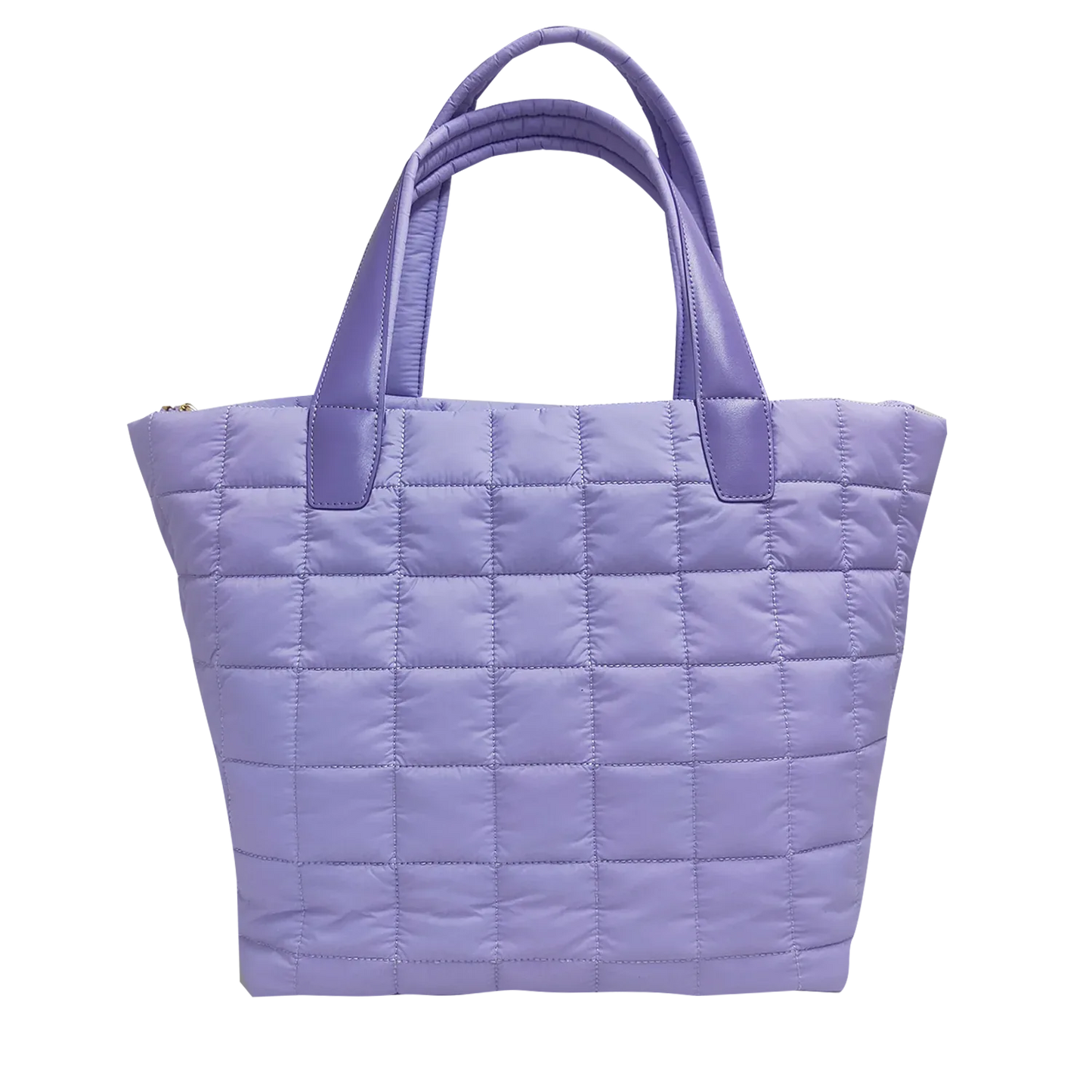 Quilted Nylon Tote – Lightweight, Triple-Zip, Travel & Work Ready MiamiLeathers.com