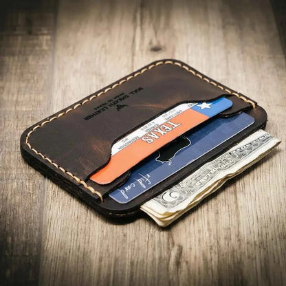 Pflugerville Card Wallet - Walnut Brown