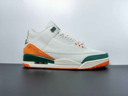 Miami Labor Edition Retro 3 - Limited Artisan Streetwear High-Tops