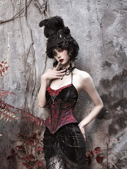 Spider Lace Halloween Flat Hat - Wolvess