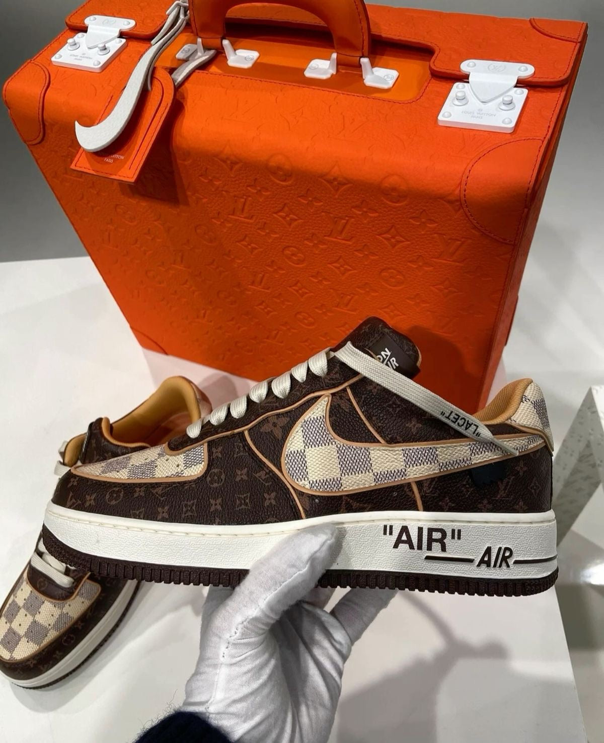 Custom Monogram Air Force 1 Low 07 SneakerNational