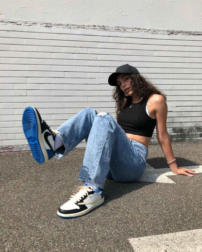 Custom Fragment x Travis Scott x Air Jordan 1 Low DM7866 140