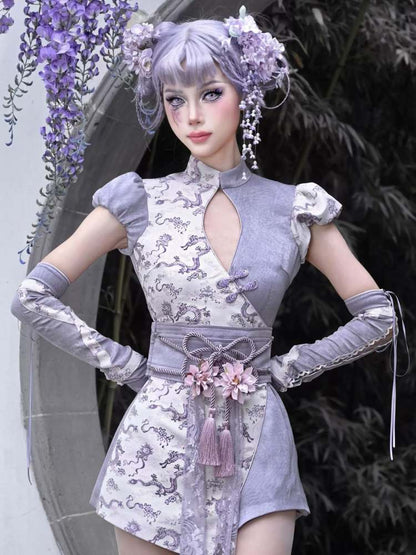 Cross Bandage Gloves - Wolvess