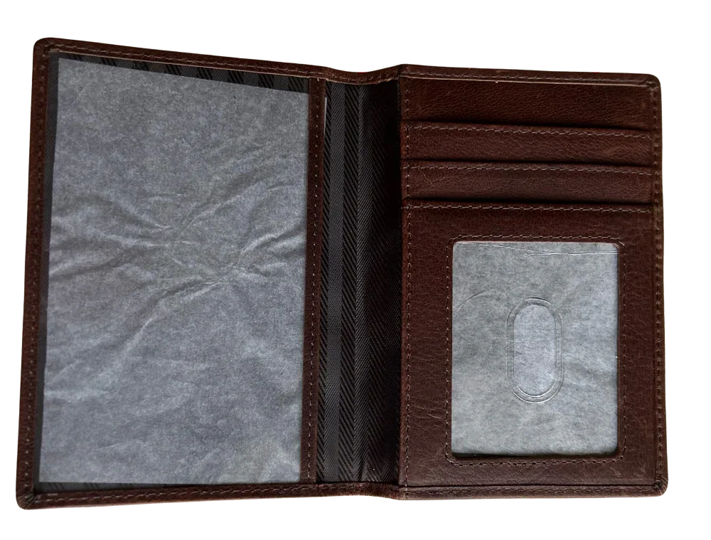 Cambridge Leather Passport Cover, Leather Wallet- Travel Wallet MiamiLeathers.com