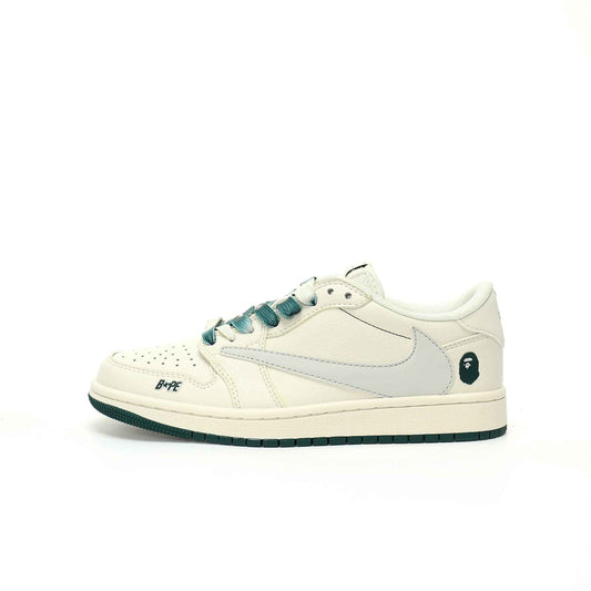 Custom BAPE x Travis Scott x Air Jordan 1 Low OG