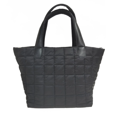 Quilted Nylon Tote – Lightweight, Triple-Zip, Travel & Work Ready MiamiLeathers.com