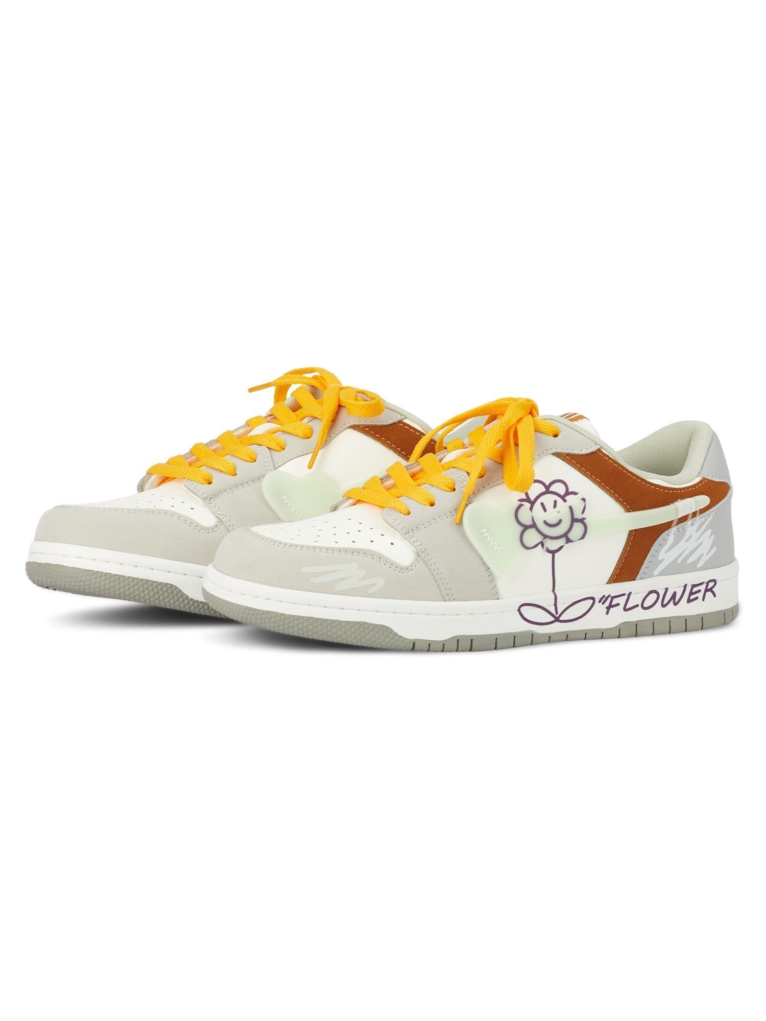 Floral Street Skater Sneakers - Wolvess