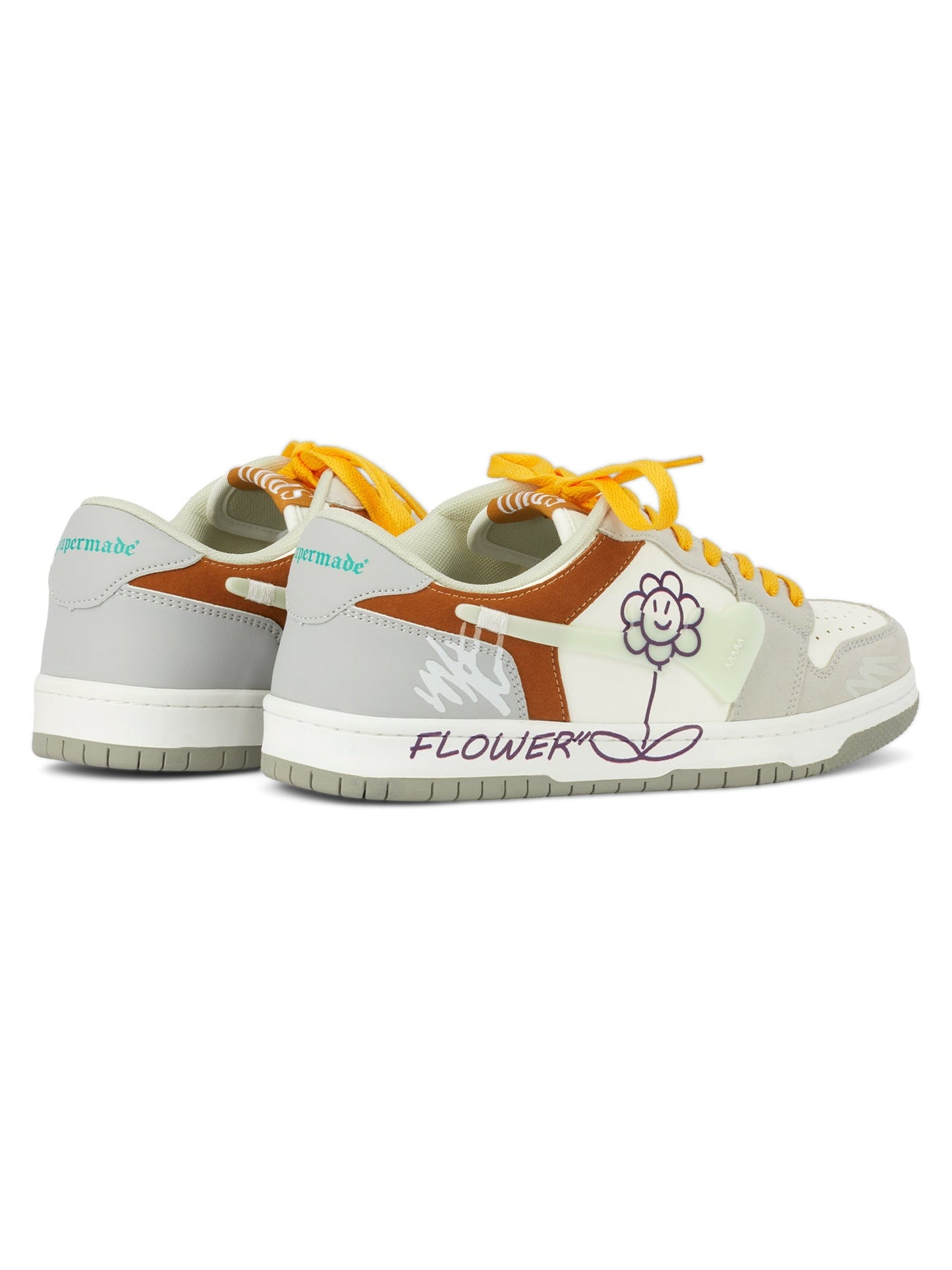 Floral Street Skater Sneakers - Wolvess