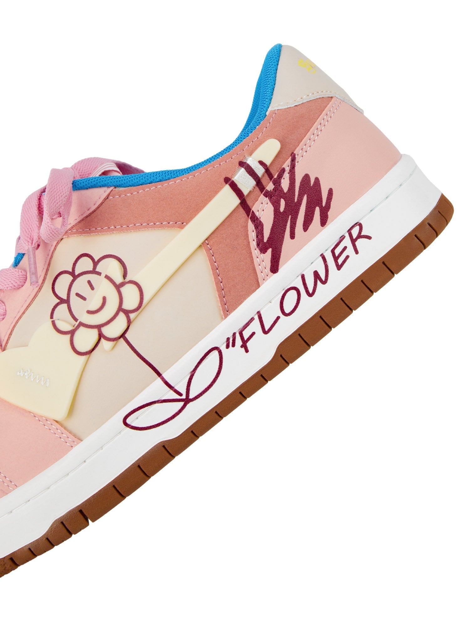 Floral Street Skater Sneakers - Wolvess