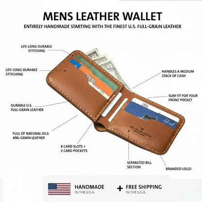 Rio Grande Bifold Wallet - Chestnut Brown