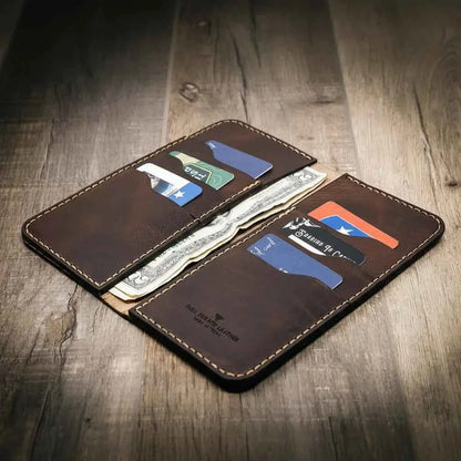The Houstonian Long Wallet Bull Sheath Leather