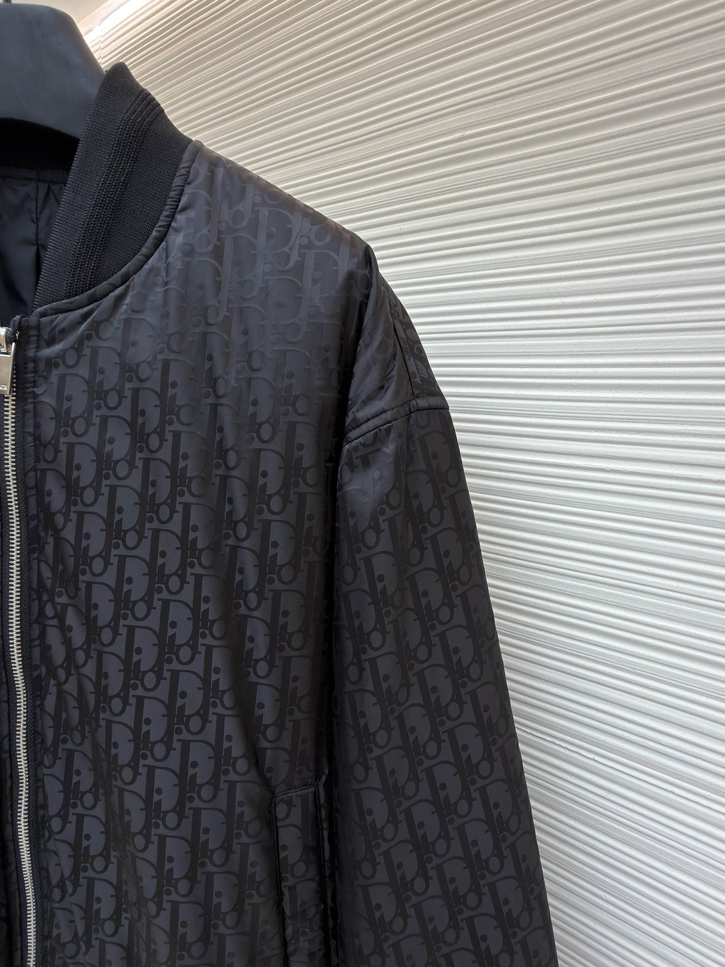 Dior Oblique Black Bomber Jacket - Wolvess