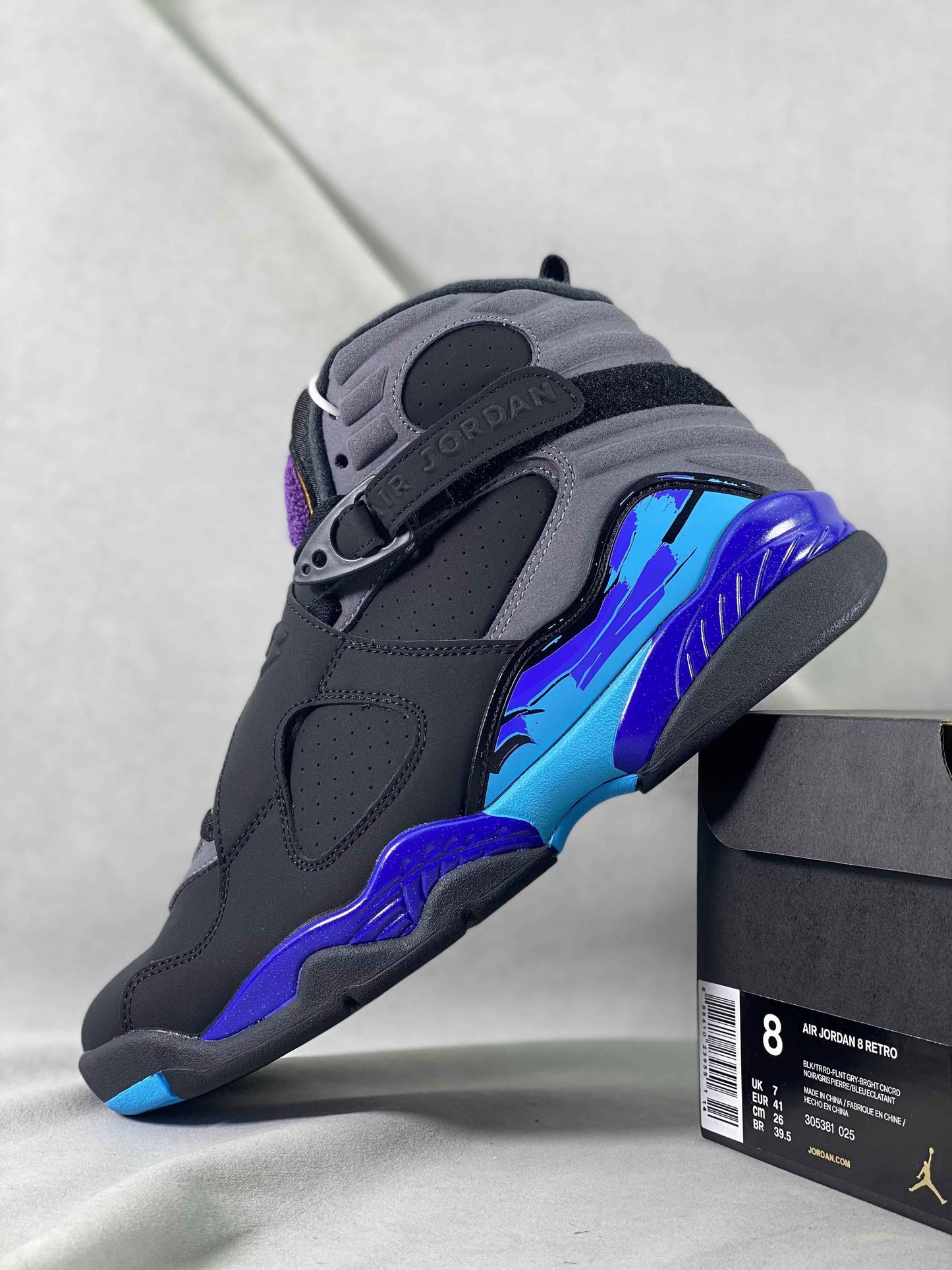 Custom Air Jordan 8 Aqua