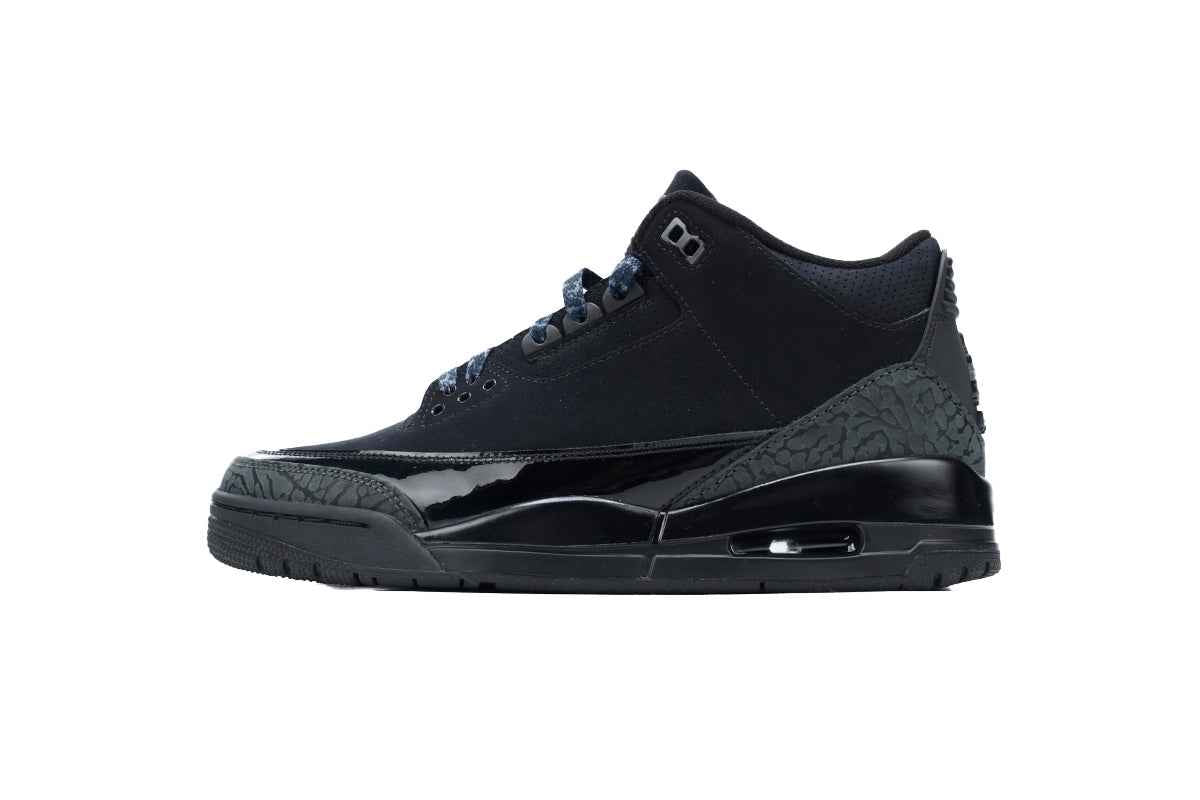 Custom Air Jordan 3 Retro 'Black Cat' CT8532-001