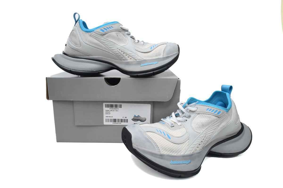 Custom BLCG Circuit Sneaker 'Worn-Out - Grey