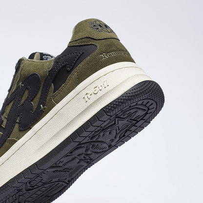 Pattern Platform Sneakers Green - Wolvess