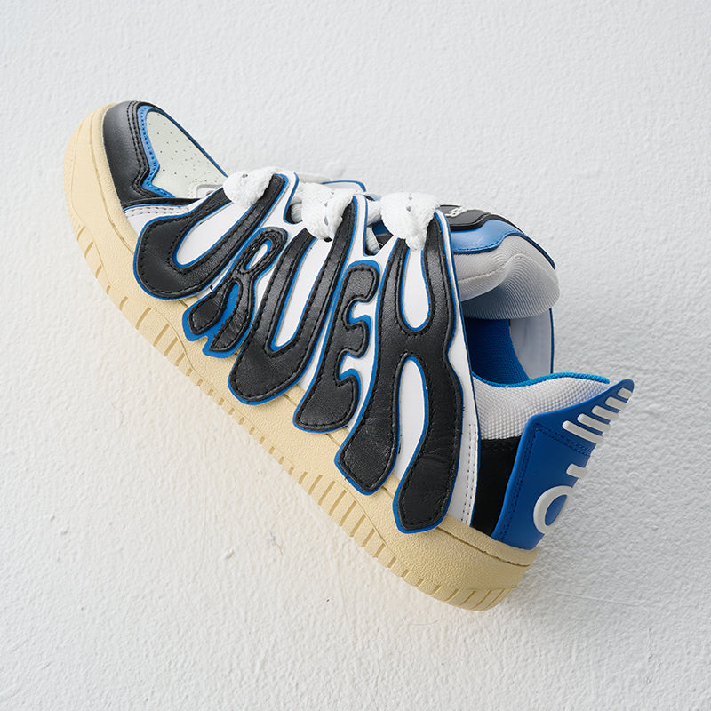 Graffiti Sneakers Blue - Wolvess