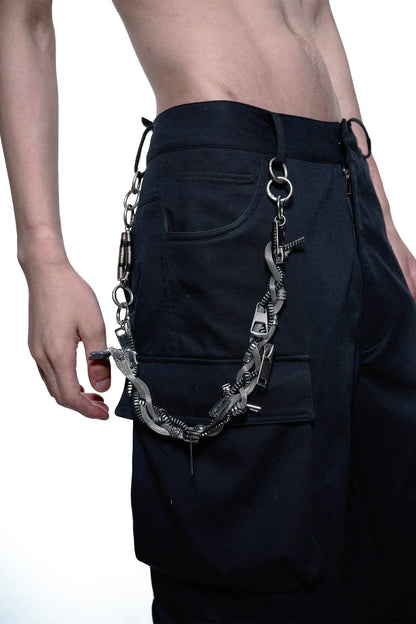 Industrial Mesh Braided Choker Necklace - Wolvess