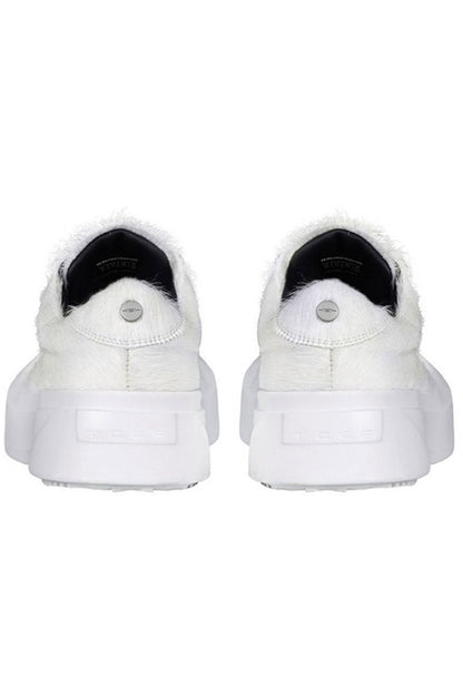 Suede Platform Distressed Sneakers - Wolvess