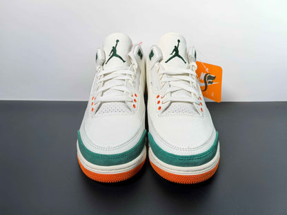 Miami Labor Edition Retro 3 - Limited Artisan Streetwear High-Tops