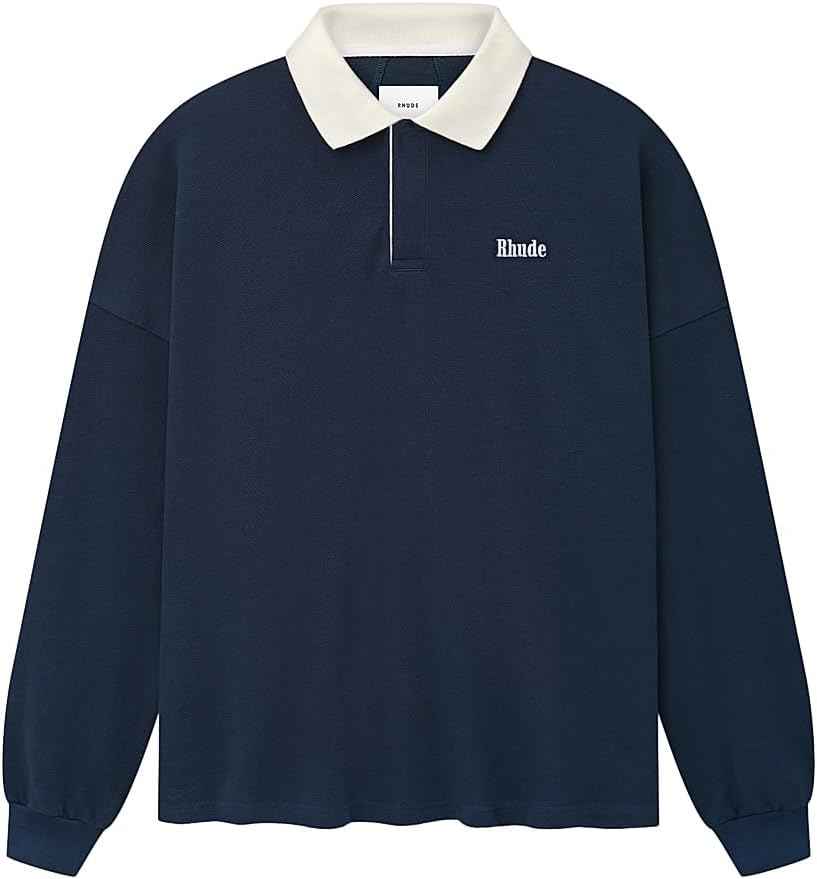Rhude Logo Piqué Polo Shirt