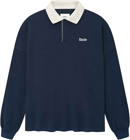 Rhude Logo Piqué Polo Shirt