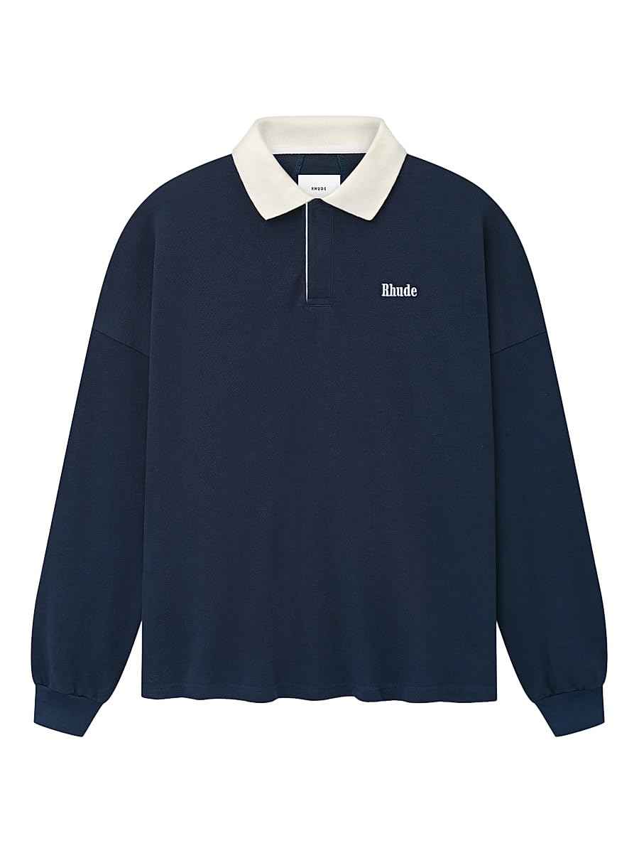 Rhude Logo Piqué Polo Shirt
