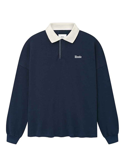 Rhude Logo Piqué Polo Shirt