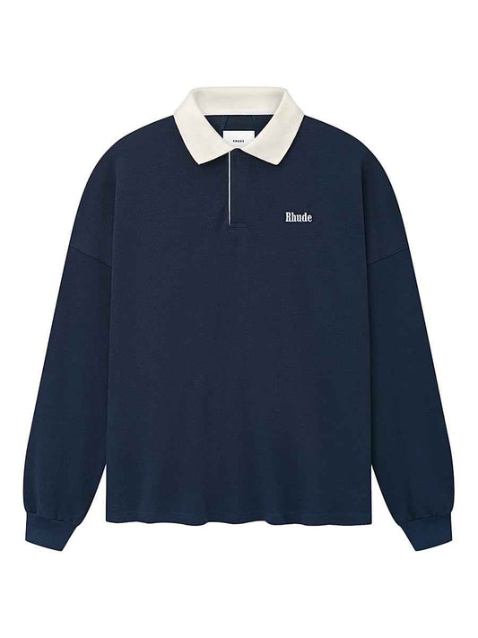 Rhude Logo Piqué Polo Shirt