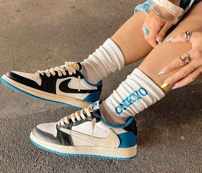 Custom Fragment x Travis Scott x Air Jordan 1 Low DM7866 140