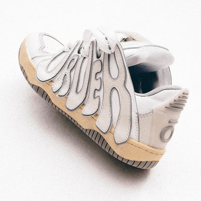 Graffiti Sneakers Triple White - Wolvess