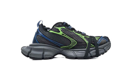 Custom BLCG Black Green Blue Sneakers W3XDC