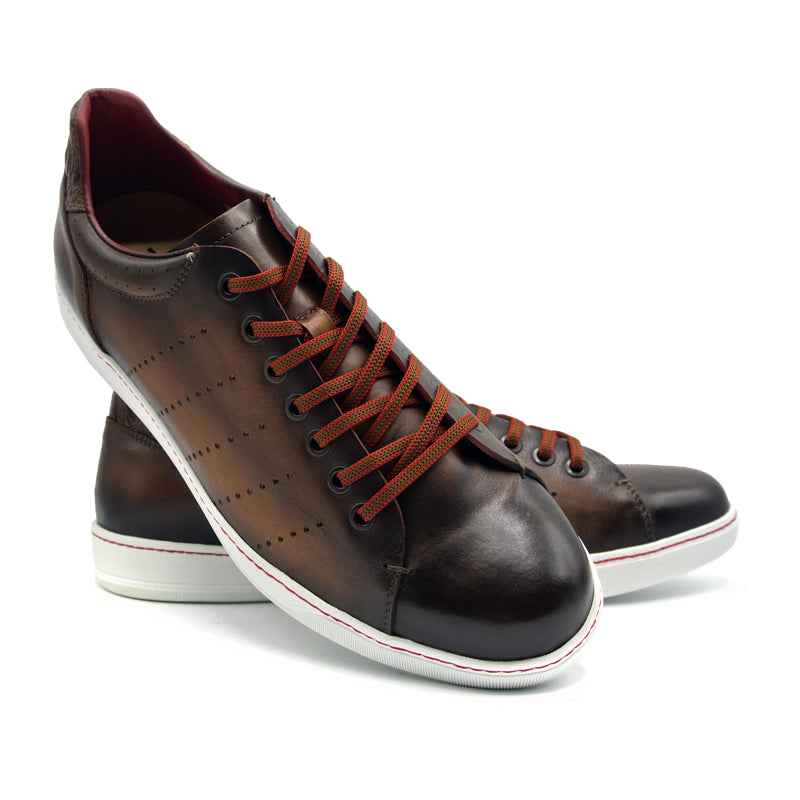 65-201-BRN RUSSO Burnished Italian Calfskin - Brown Zelli Italia