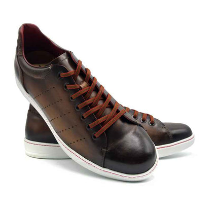 65-201-BRN RUSSO Burnished Italian Calfskin - Brown Zelli Italia